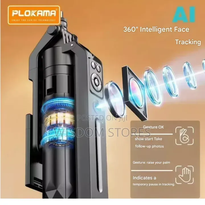 Plokama Auto-A7 Pro, a Multifunctional Selfie Stick and Tripod.
