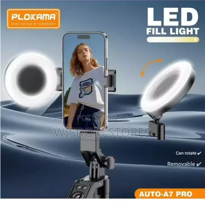 Plokama Auto-A7 Pro, a Multifunctional Selfie Stick and Tripod.