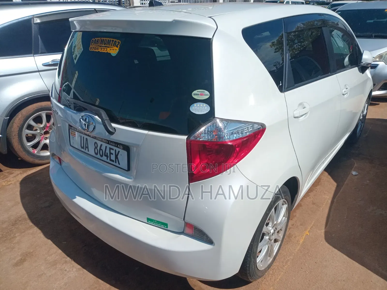 Toyota Ractis 2012 White