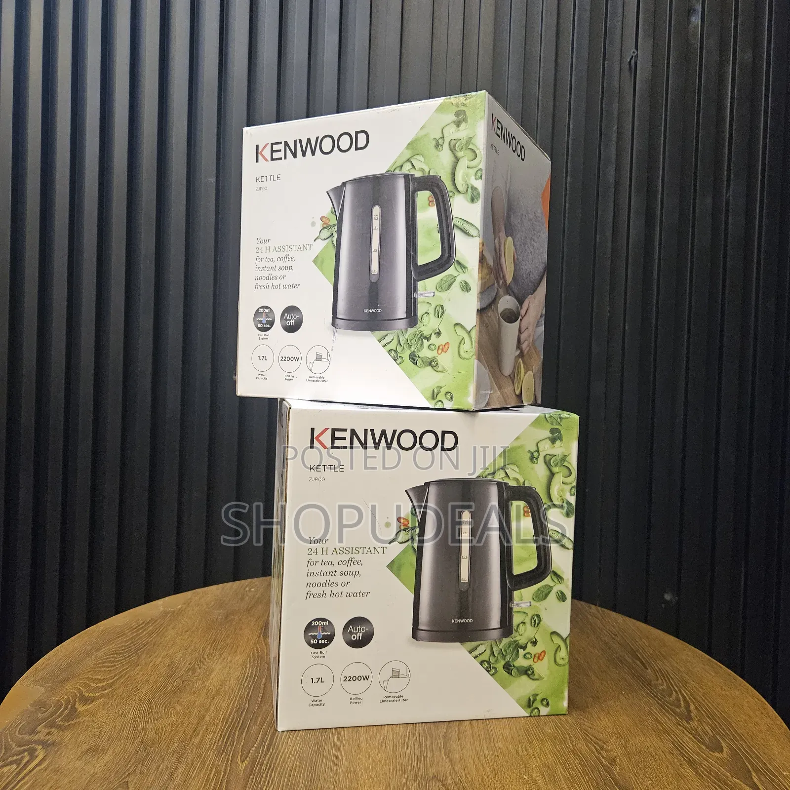 Kenwood Zjp00 Electric Kettle, 1.7l Capacity With 2200w Fast Boiling