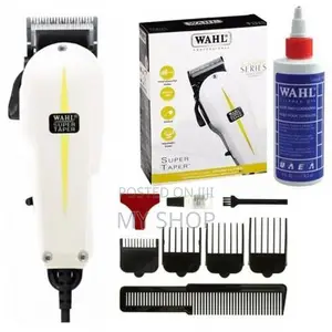 Wahl Super Taper Clipper Electric Shaver and Wahl Machine Oil