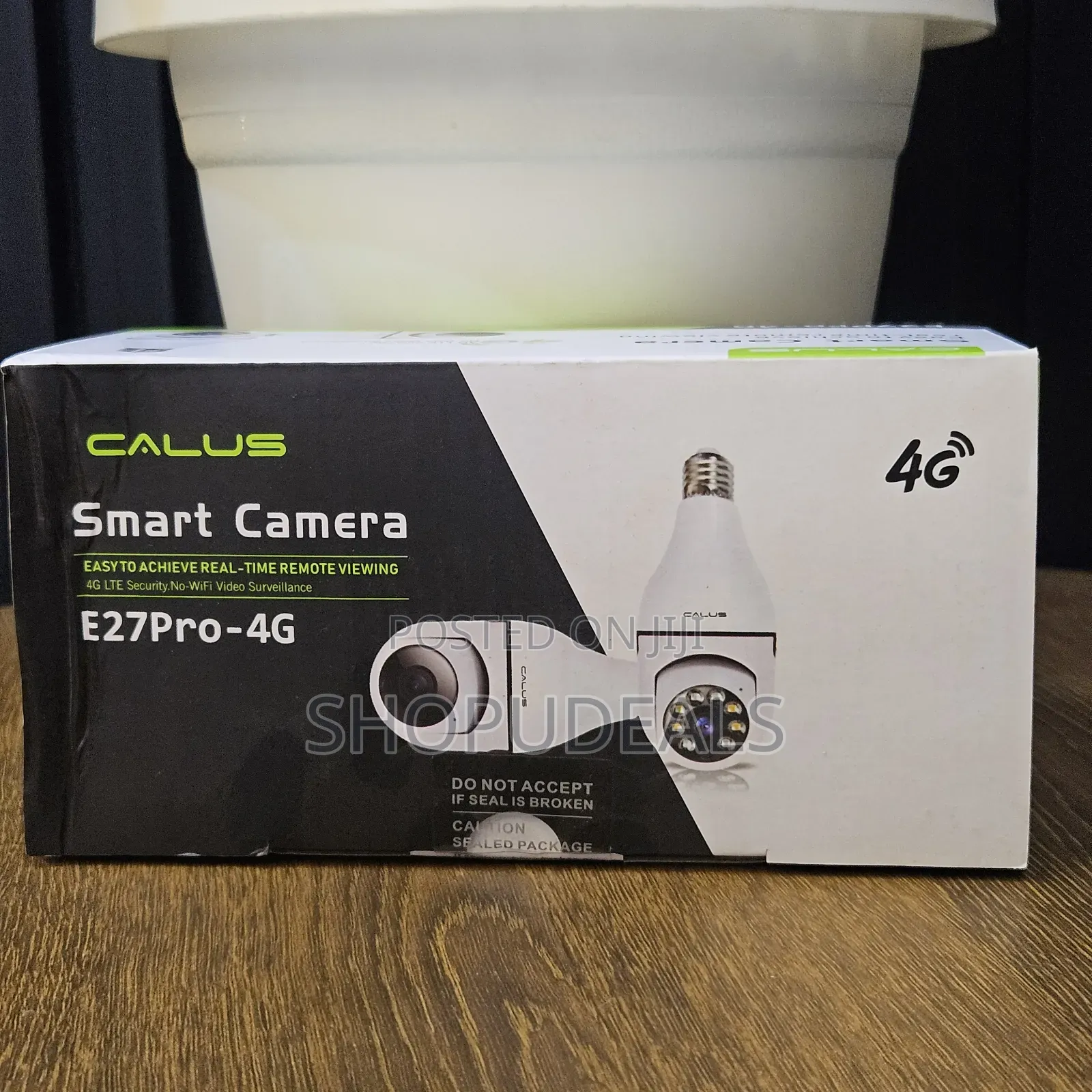 Calus E27 Pro Smart Bulb Security Camera – Real-Time Remote Viewing,