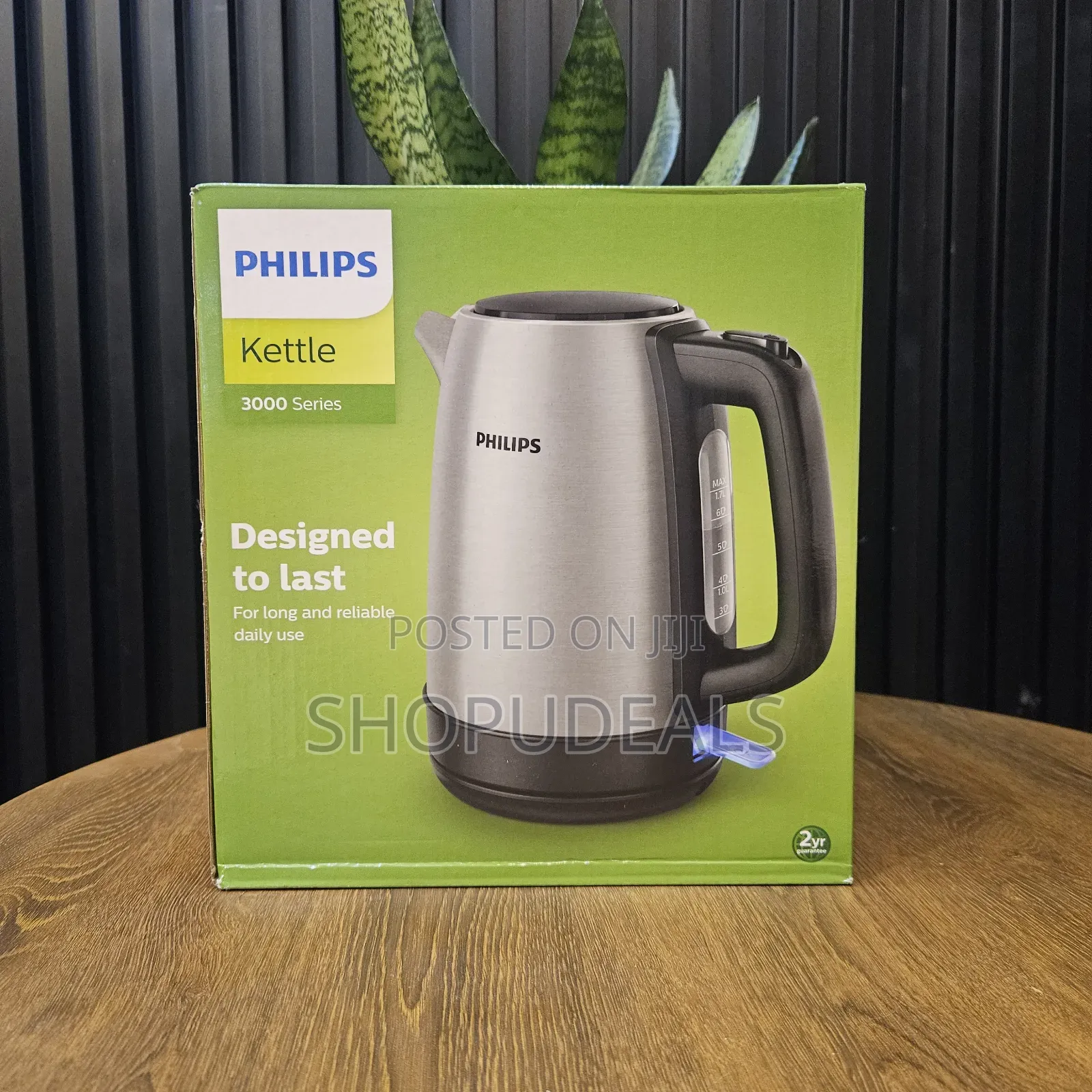Philips Hd9350/92 Kettle 2200 Watts, 1.7 Liters, Stainless Steel