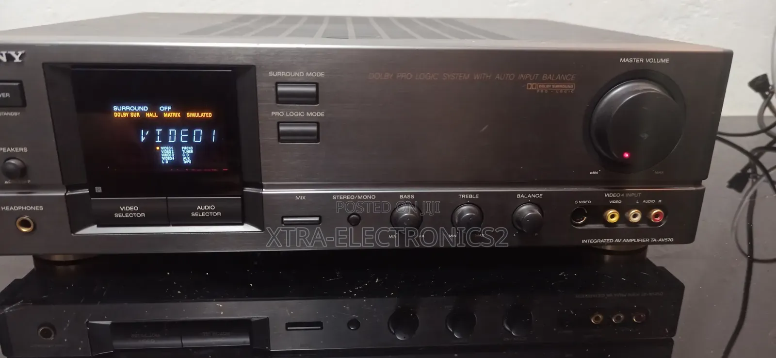 Heavy Duty Sony Japan Av Amplifier / Stereo Receiver