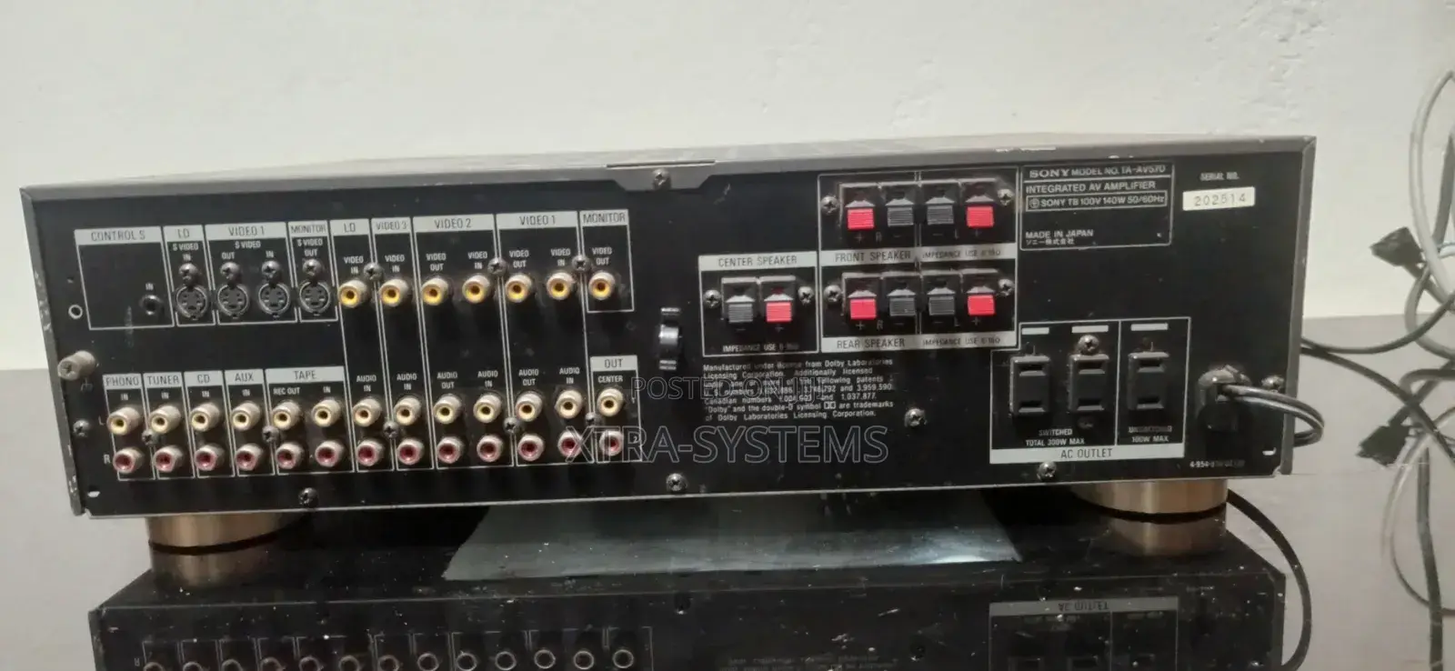 Heavy Duty Sony Japan Av Amplifier / Stereo Receiver.