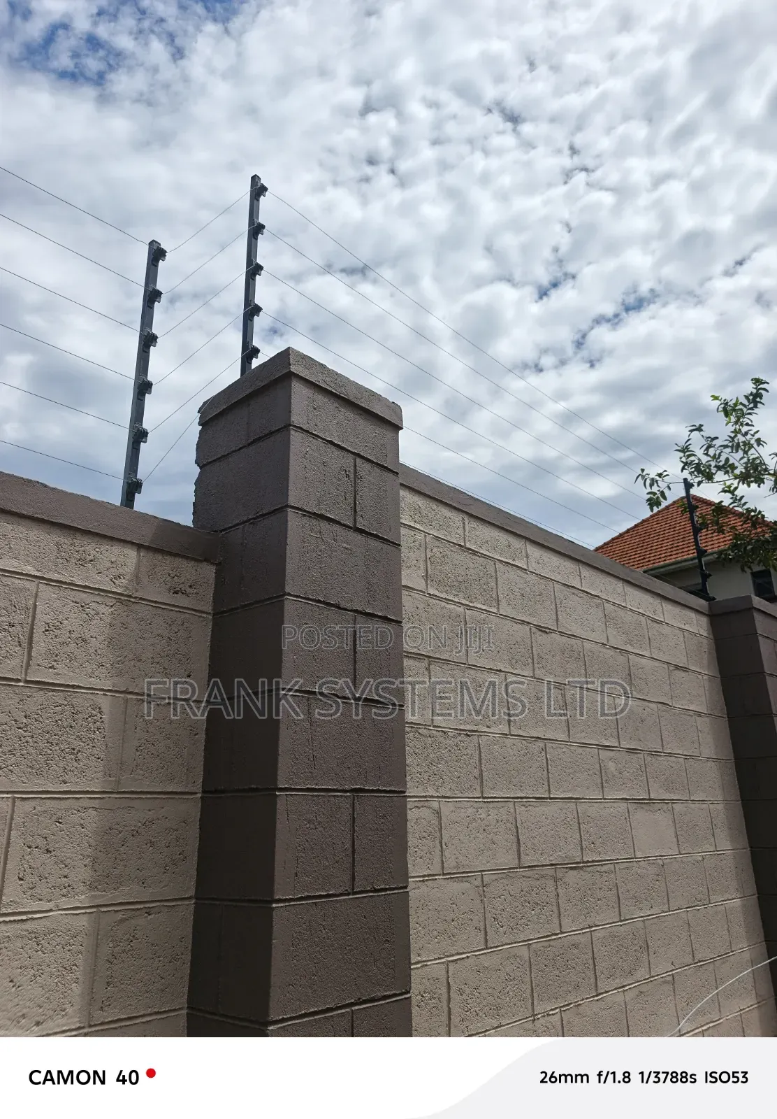 Electric Fence 6 Lines on Modern Apartments