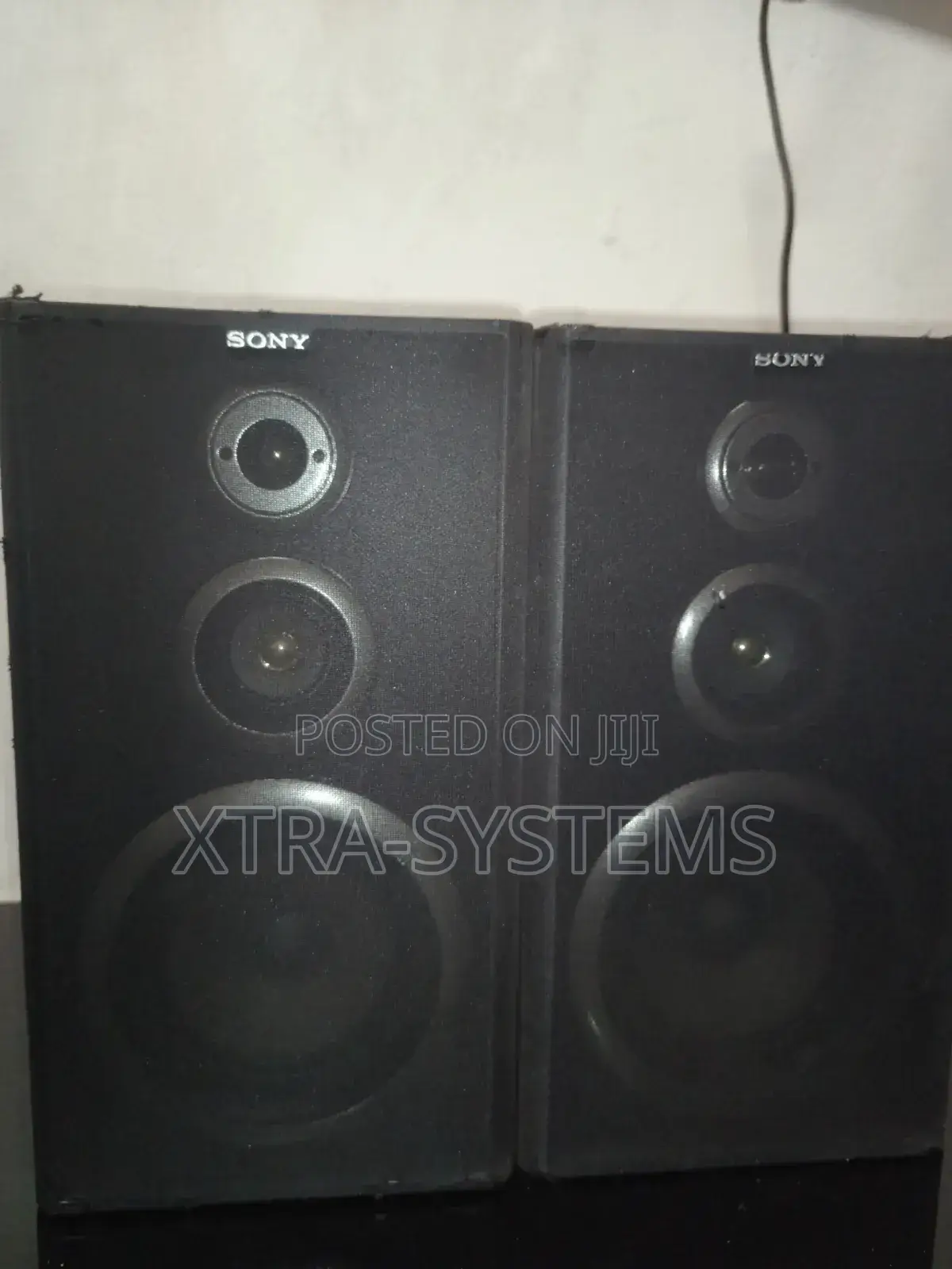 Original Sony 3-Way Home Theatre Speakers - 6 Ohms.