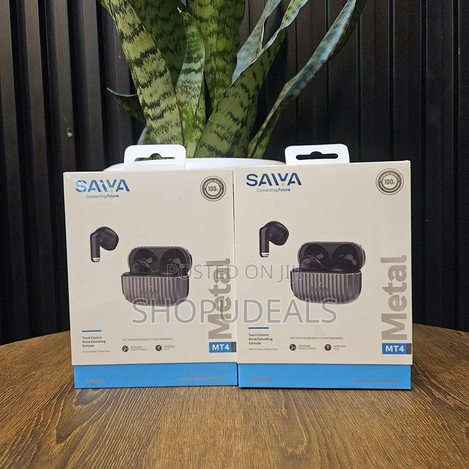 Saiya Metal Mt4 Wireless Earbuds – Deep Bass Sound