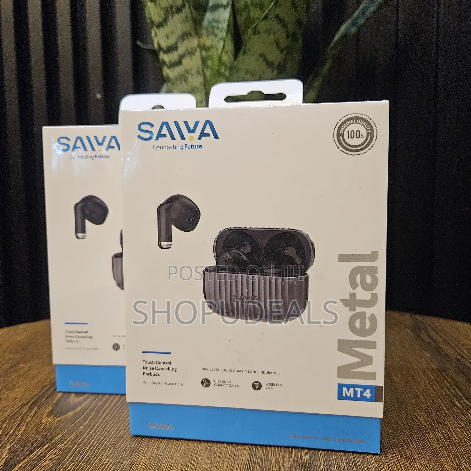 Saiya Metal Mt4 Wireless Earbuds – Deep Bass Sound