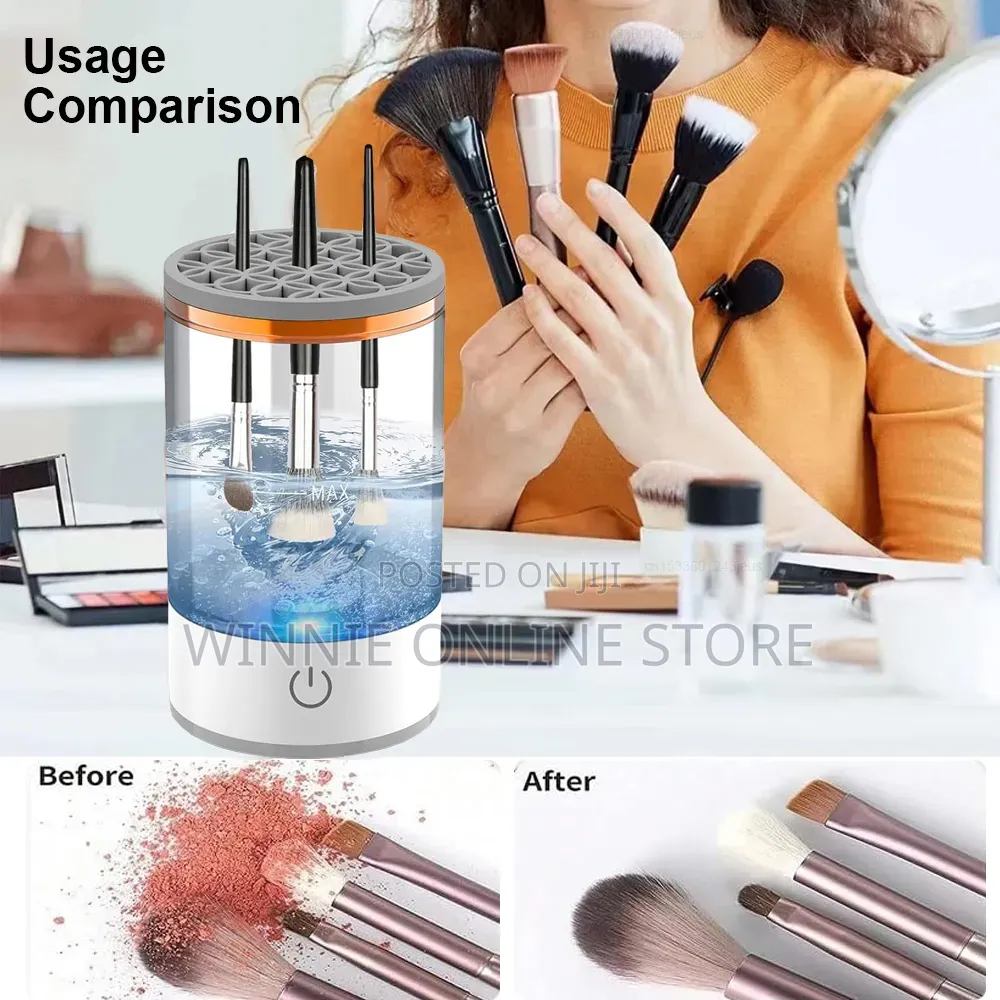 Automatic Cosmetic Brush Cleaner