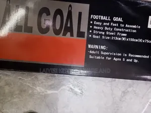 Heavy-Duty Steel Football Goal