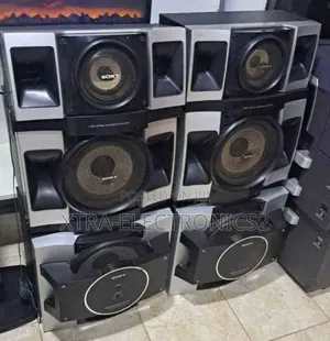 Sony Line Array 10,000w Pmpo Subwoofer Speaker Tower Set