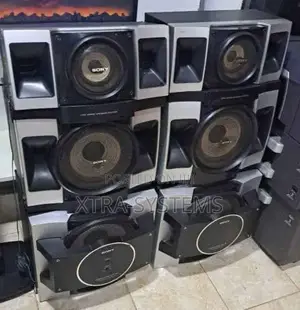 Sony Line Array 10,000w Pmpo Subwoofer Speaker Tower Set.