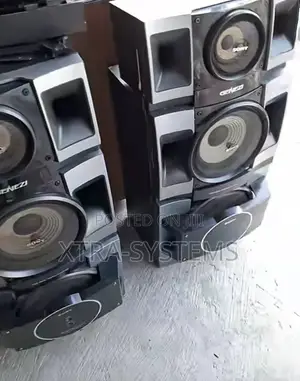 Sony Line Array 10,000w Pmpo Subwoofer Speaker Tower Set.