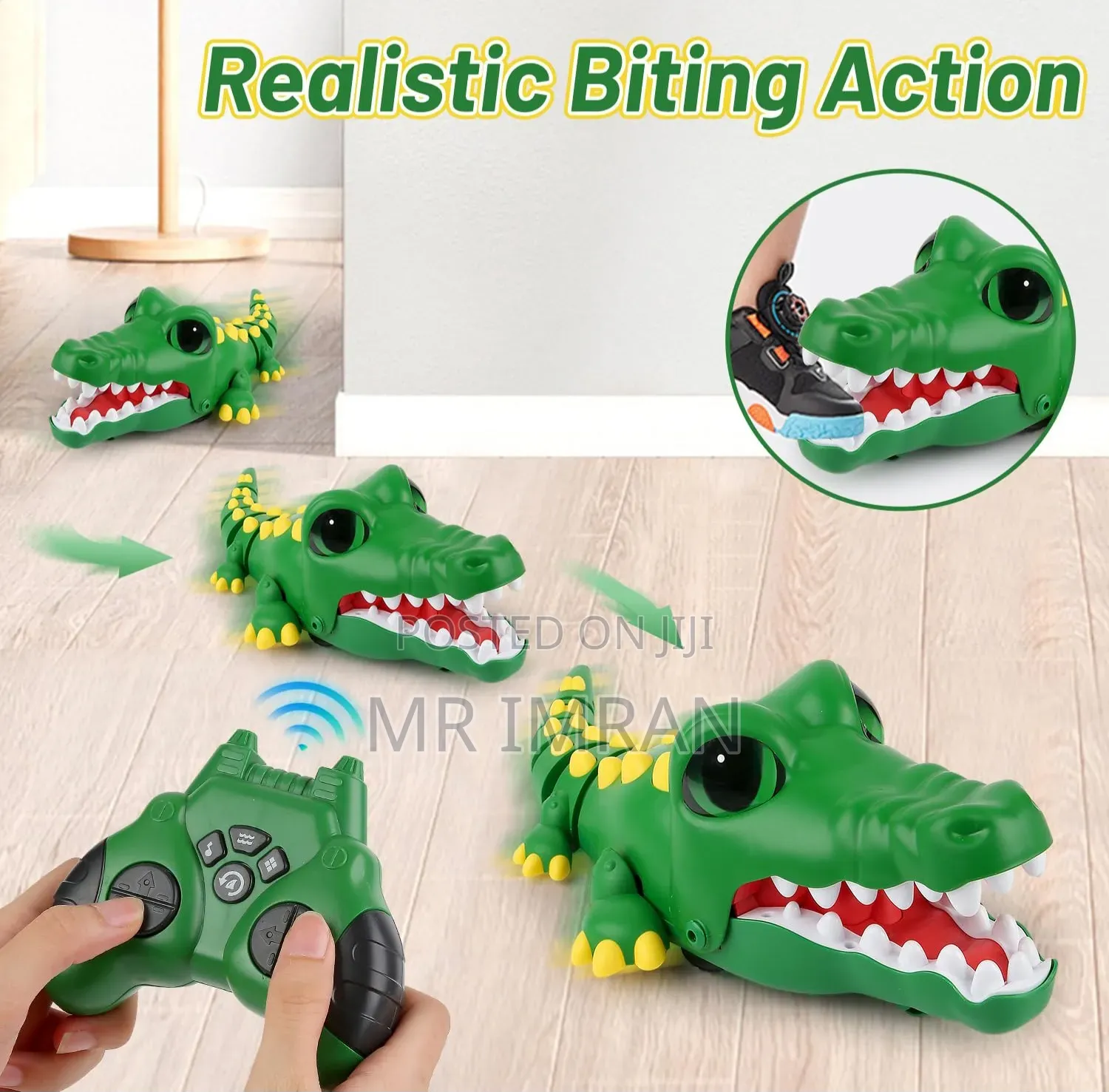 Remote-Controlled Crocodile Toy