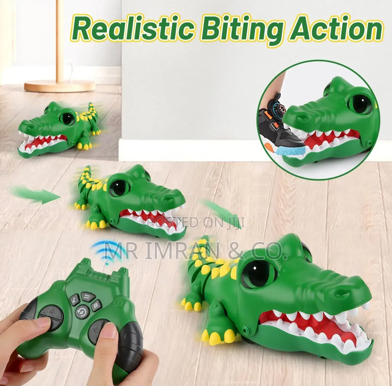 Remote-Controlled Crocodile Toy