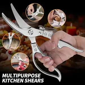 Heavy-Duty Stainless Steel Poultry Shears
