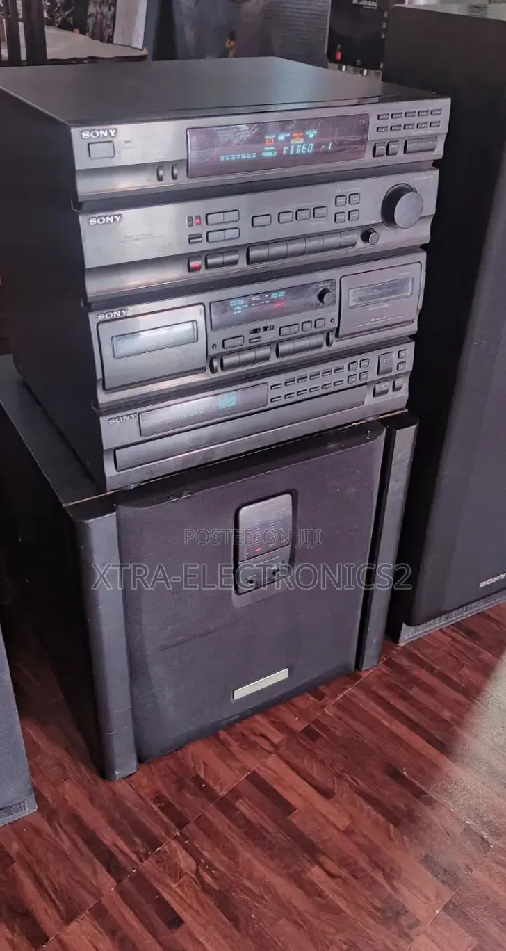 Powerful Sony Home Theatre Tower System With Subwoofer Cabinet