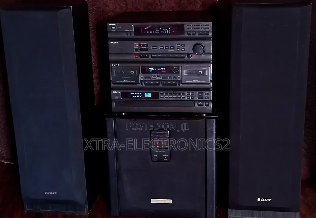 Powerful Sony Home Theatre Tower System With Subwoofer Cabinet