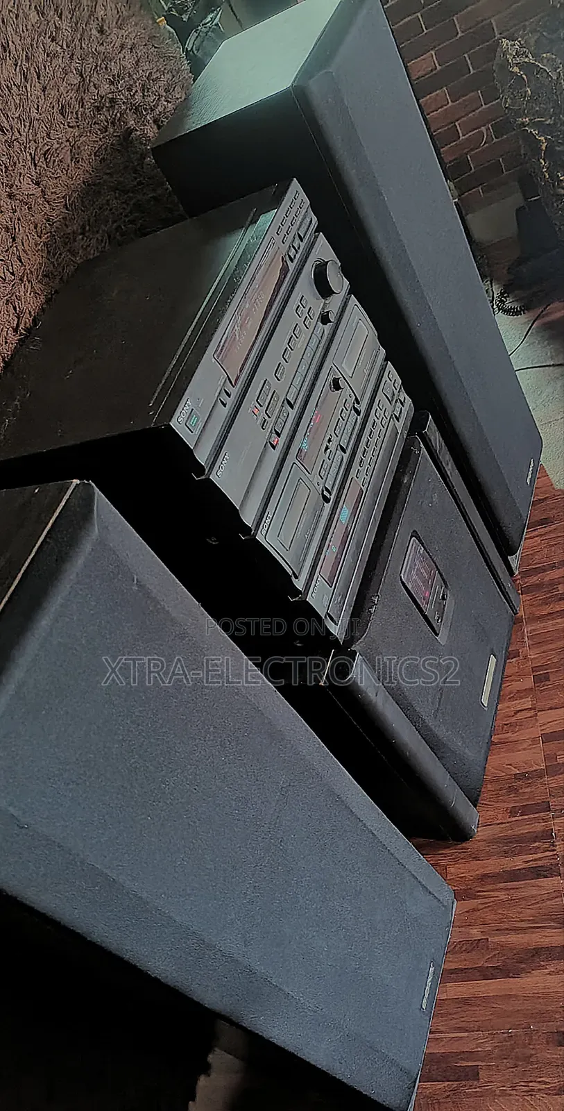 Powerful Sony Home Theatre Tower System With Subwoofer Cabinet