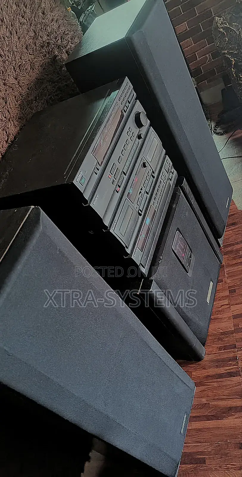 Powerful Sony Home Theatre Tower System With Subwoofer Cabinet.