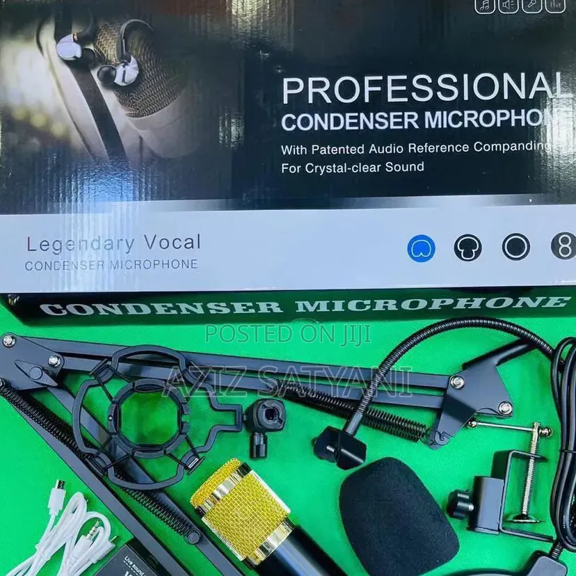 Bm-800 Condenser Microphone Used Podcasting, Streaming, And Voiceovers