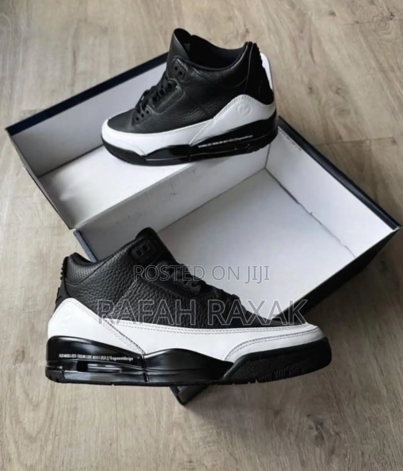 Nike Air Jordan 3 Retro X Fragment Black/White Sneaker