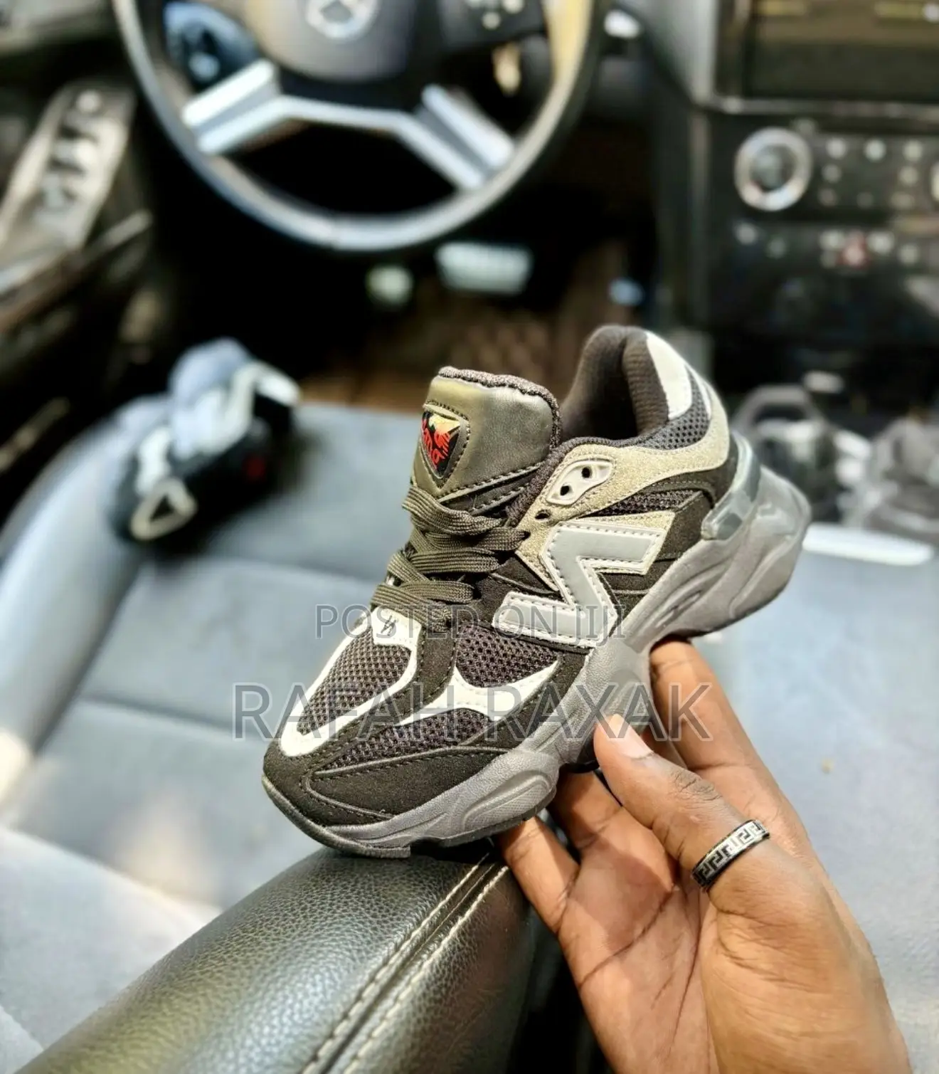 Original Black/Grey Kid’S New Balance 9060 Baby Sneakers