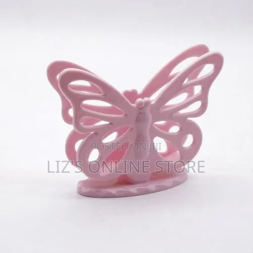Beautiful Butterfly Plastic Craft Napkin Paper Towel Tissue Holder