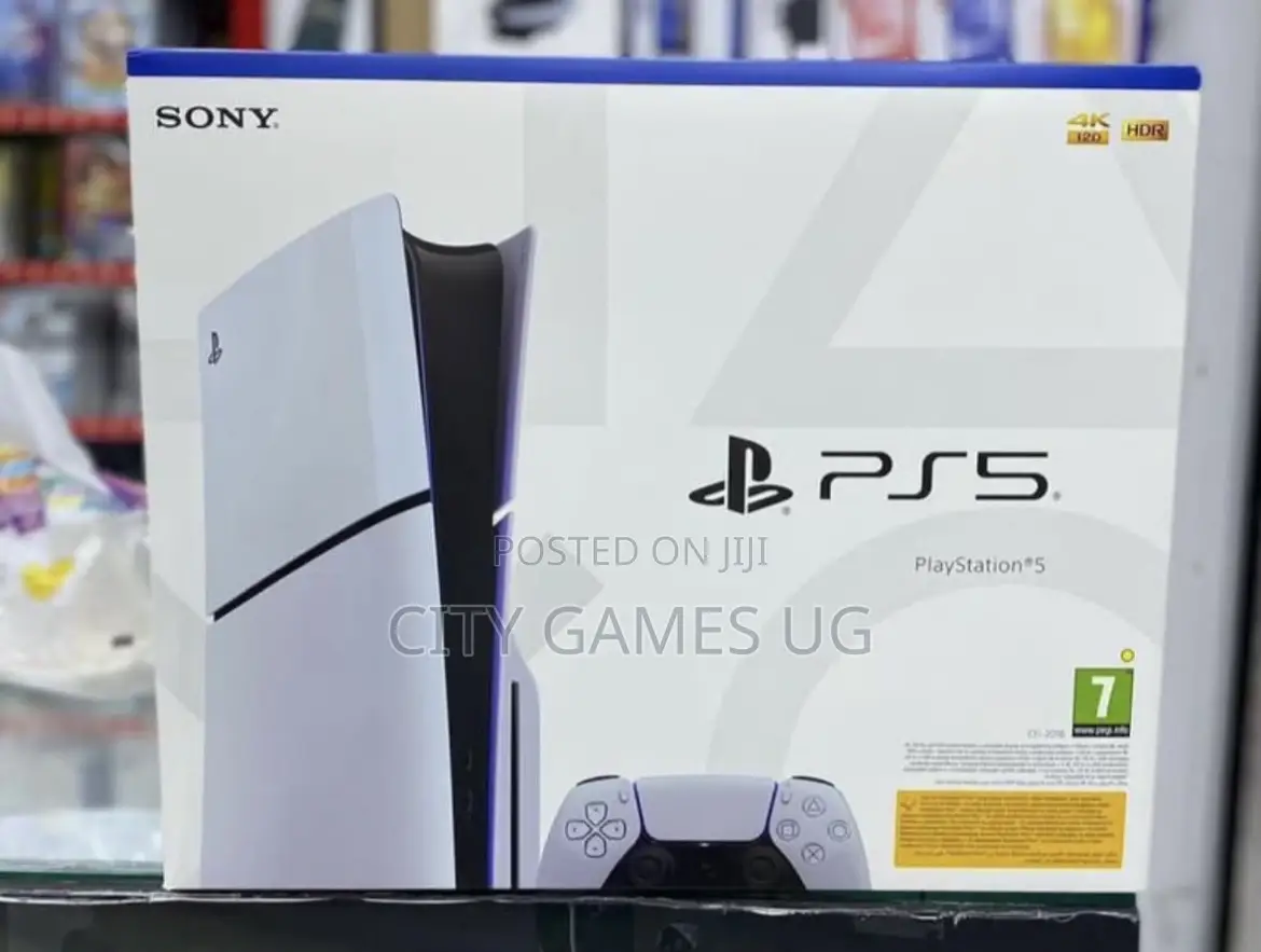 Sony Playstation 5 Slim Disc Edition 1tb White Console With Dualsense