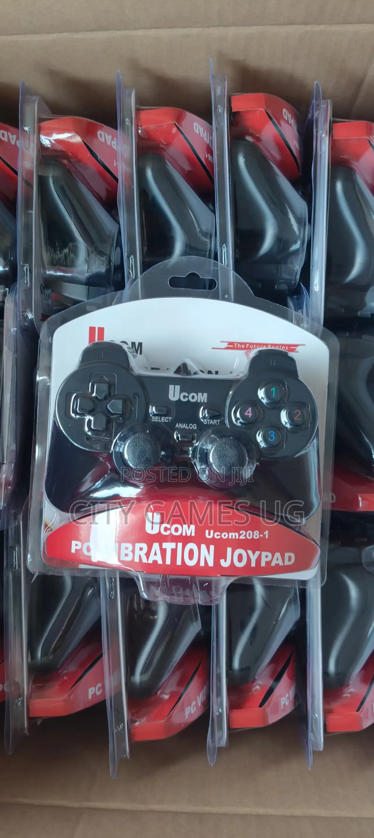 U-Com Pc Wired Joypad With Vibration Controller
