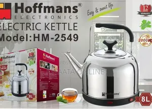 8-Litre Big Electric Kettle Hoffmans Hm-2549 – Efficient and Reliable