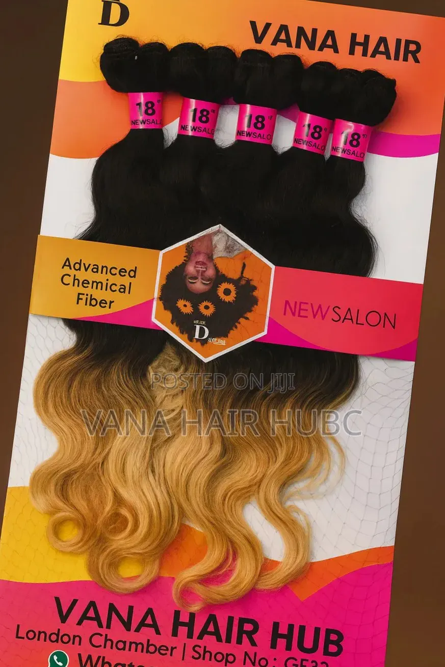 Semi Human Weaves With Different Shades