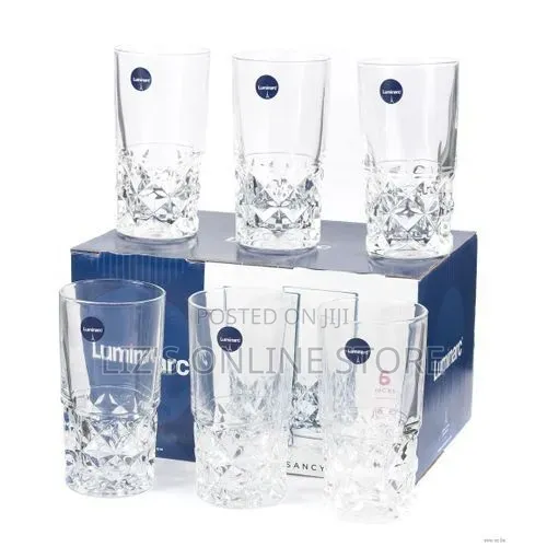 Luminarc 6 Pieces of Luminac Sancy Juice/Water Glass