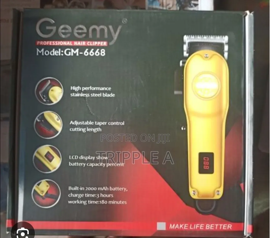 Geemy Gold Gm-6668 Professional Hair Clipper
