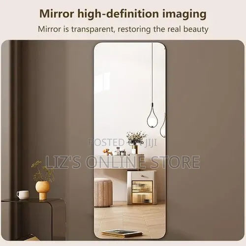 Rectangular Full Body Mirror Stick on Wall