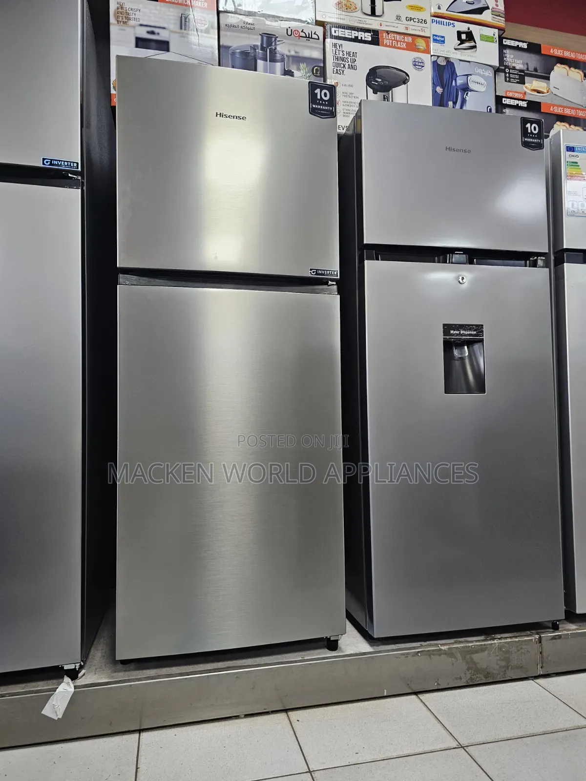 Hisense 266 Litres Double Door Frost Free Fridge