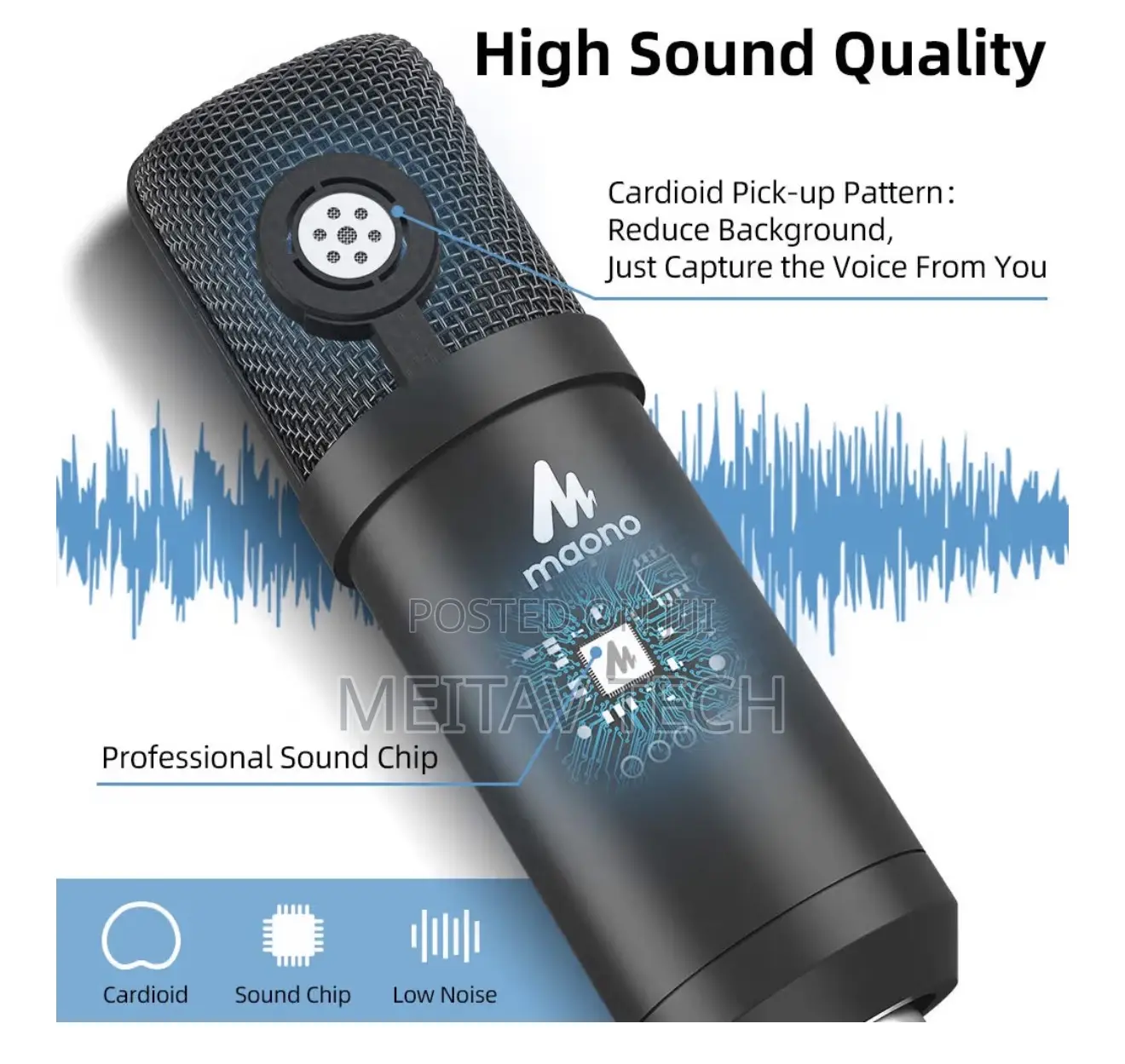 Maono Au A03 Condenser XLR Microphone Kit