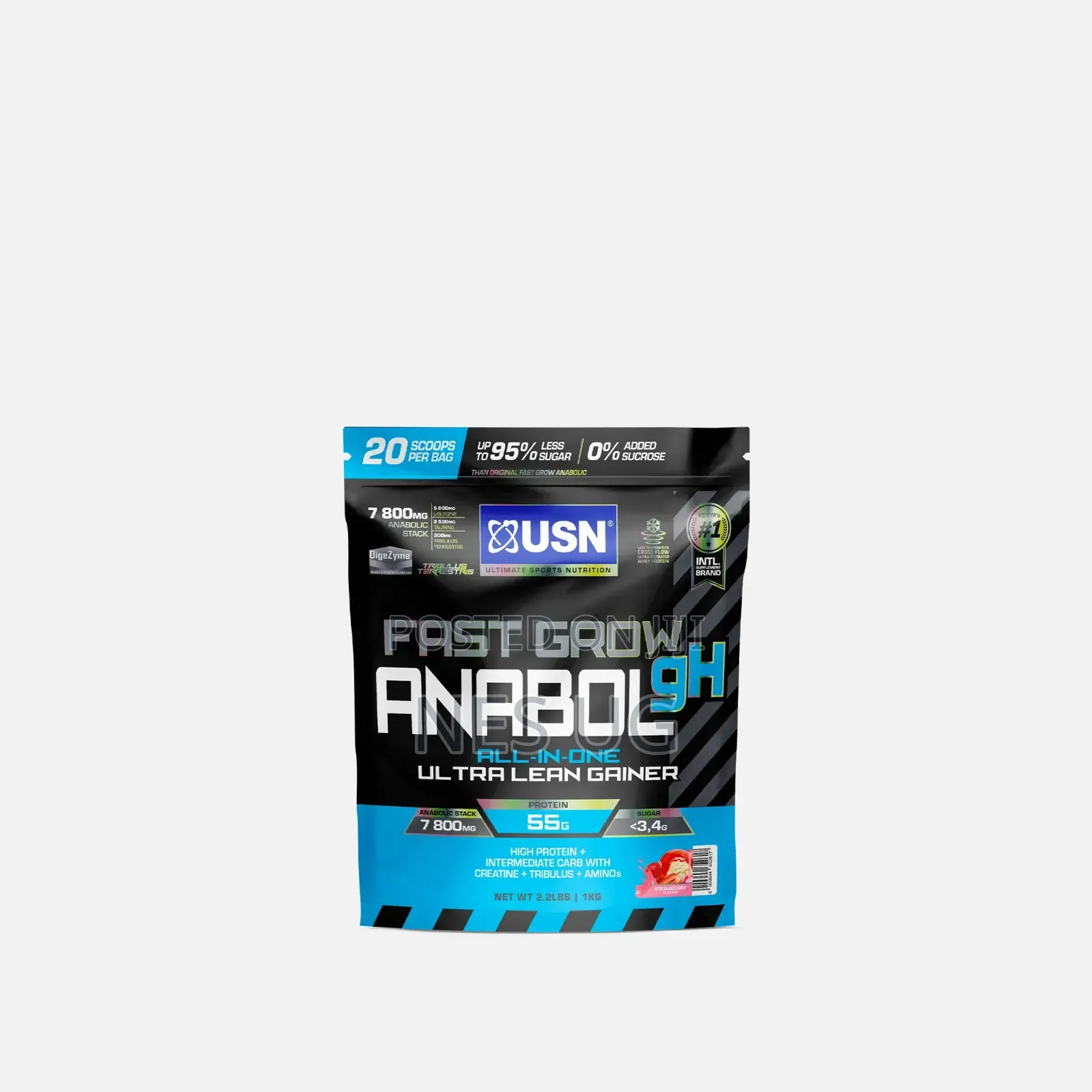 Usn Fast Grow Anabol Gh Ultra Lean Big Muscle Gainer - 1kg