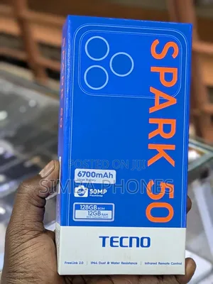 New Tecno Spark 50 128 GB Rose Gold