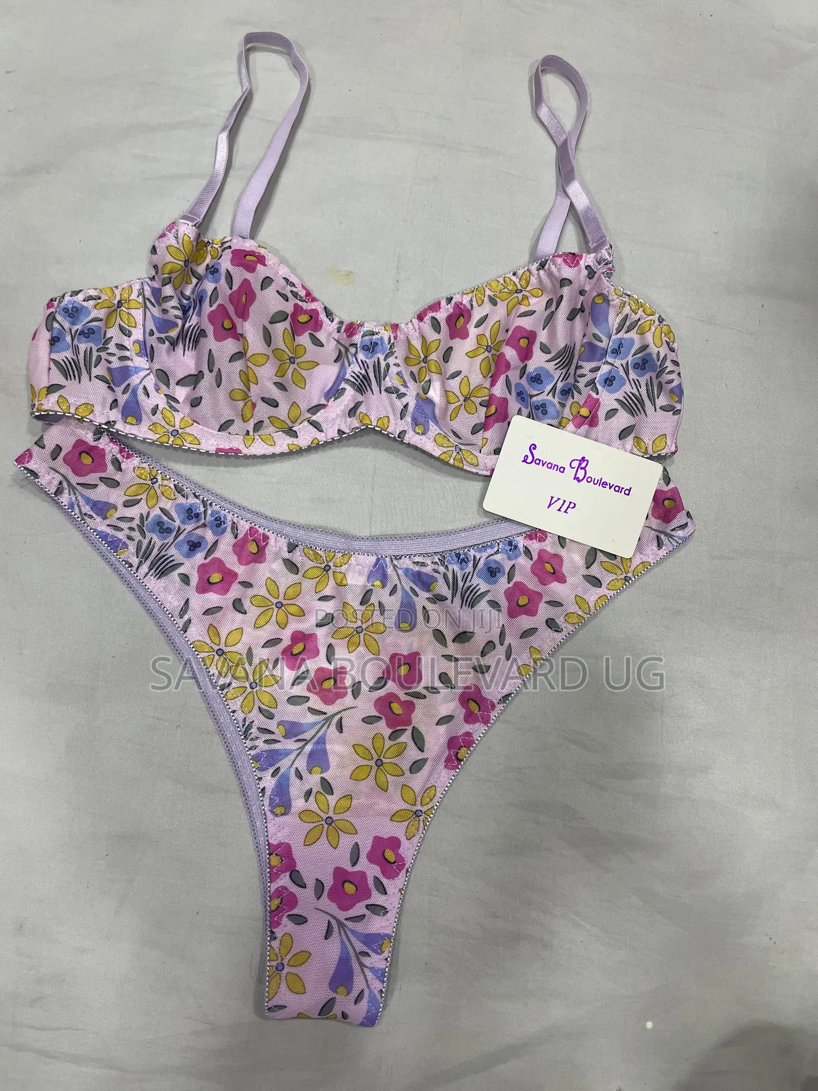 Savana Floral Bra Set Size 34c
