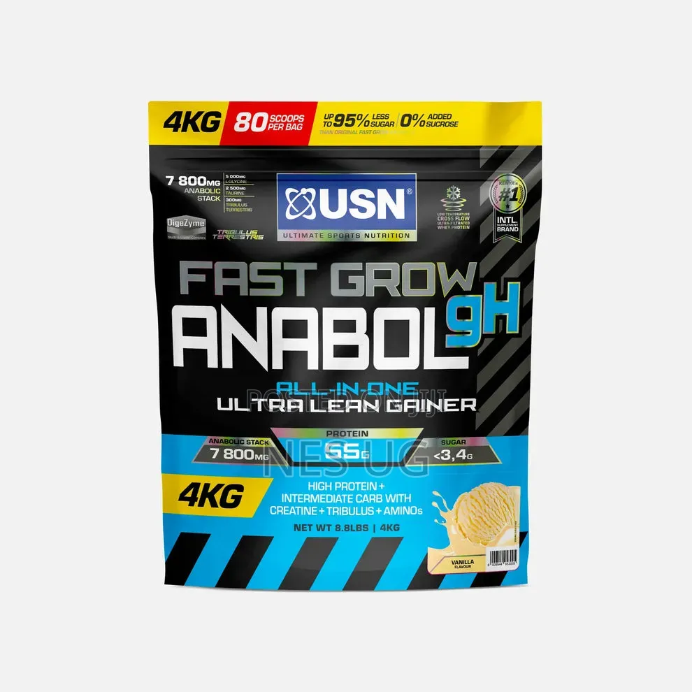 Fast Grow Anabol Gh All in One Ultra Lean Muscle Gainer Powder - 4kg