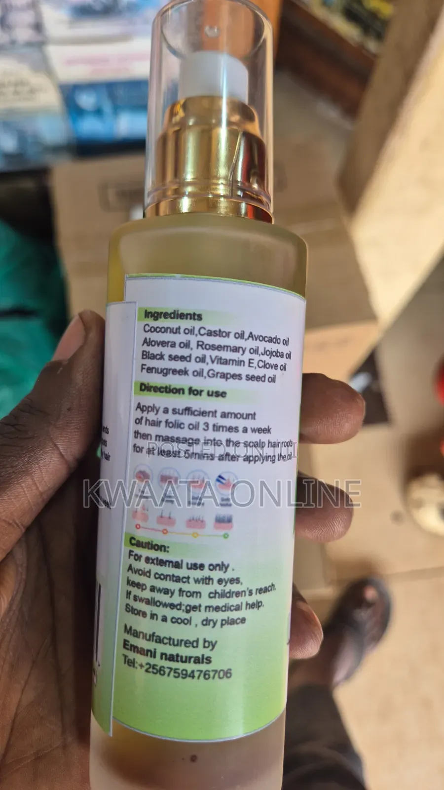 Hairfolic Oil 100ml | Natural Hair Growth Scalp Nourishing Oil