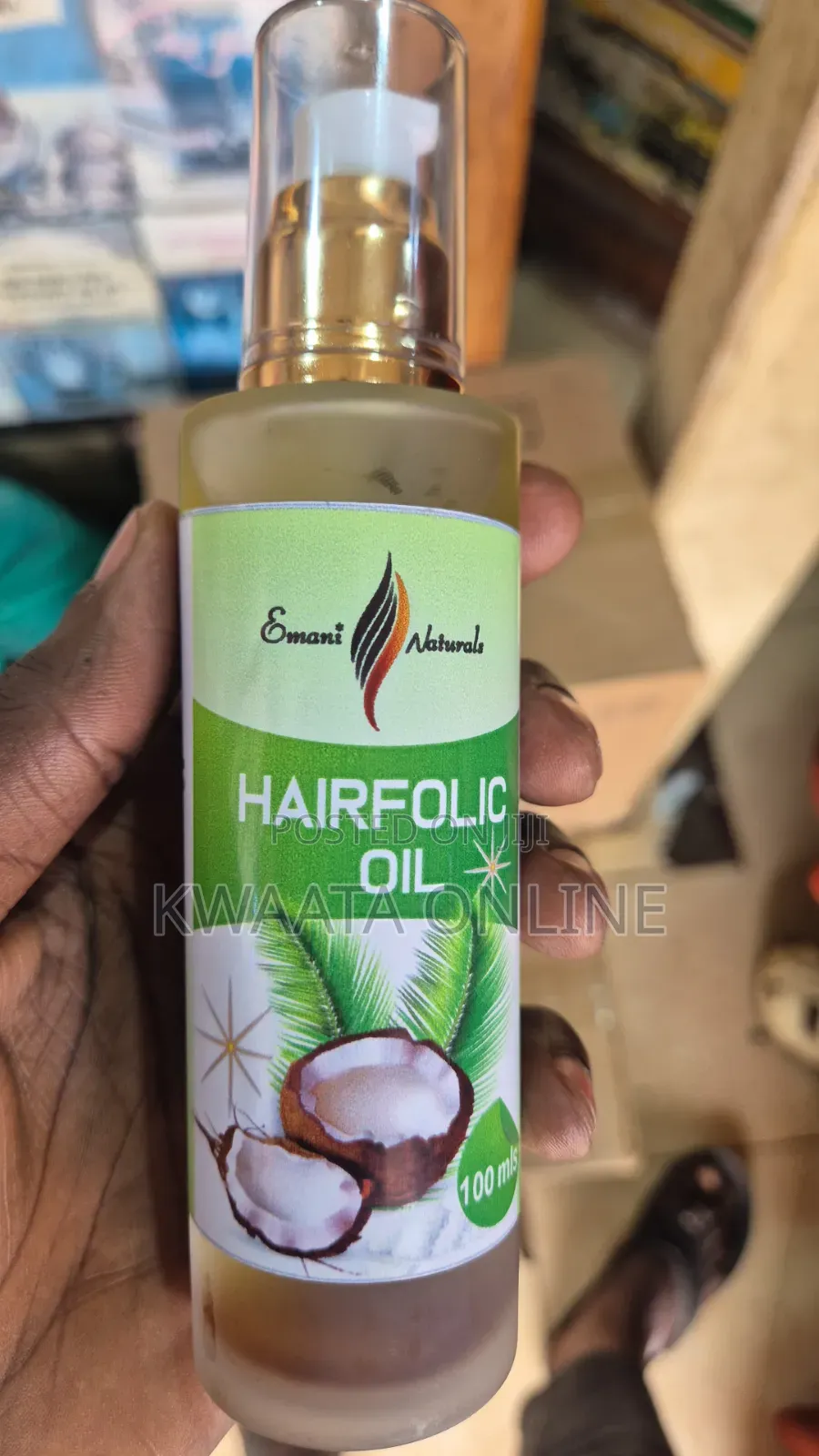 Hairfolic Oil 100ml | Natural Hair Growth Scalp Nourishing Oil