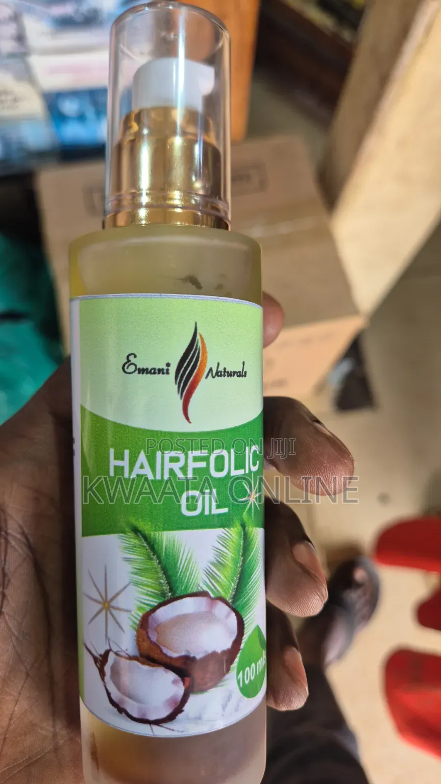 Hairfolic Oil 100ml | Natural Hair Growth Scalp Nourishing Oil