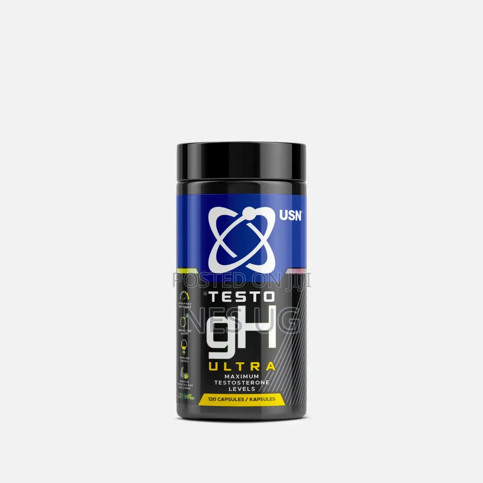 Usn Testo Gh Ultra Maximum Testosterone Level Booster Capsules-120caps