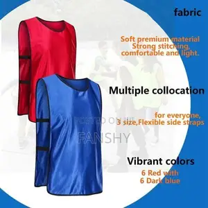 Football/Soccer Vests/Bibs for Training - Pack of 12 Free Choice Color