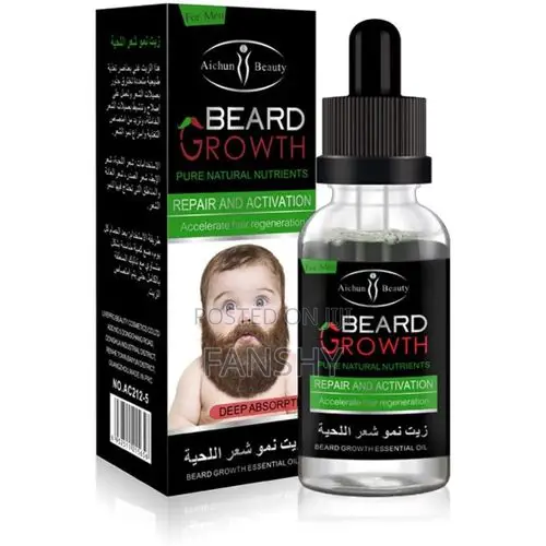 Original Aichun Beard Oil Mustache Hair Skin Cleansing Oil