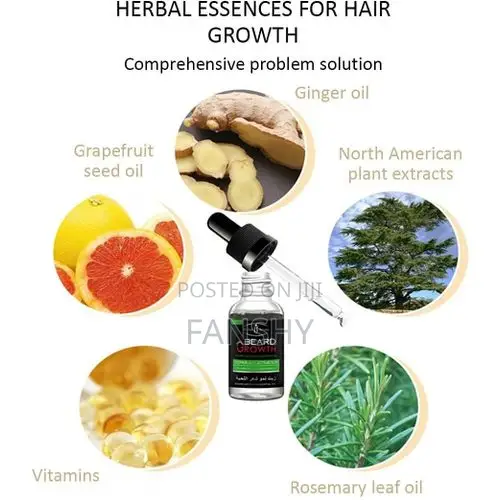 Original Aichun Beard Oil Mustache Hair Skin Cleansing Oil
