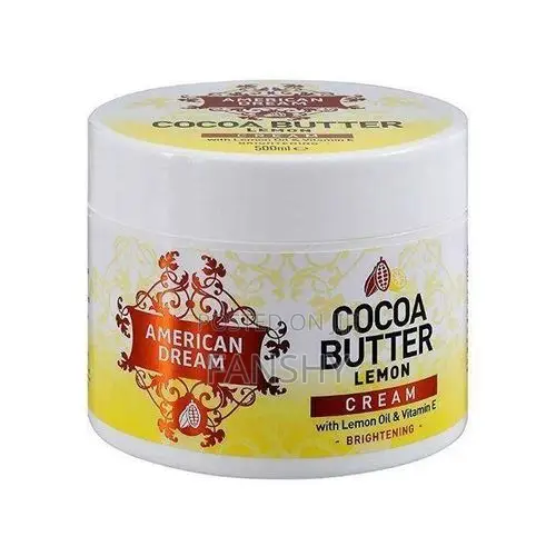 Original American Dream 500ml Cocoa Butter Lemon Brightening Cream